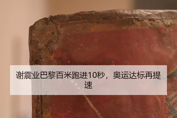 谢震业巴黎百米跑进10秒，奥运达标再提速